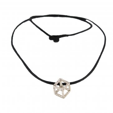 Mythos Silver Necklace Hexahedron (Earth)