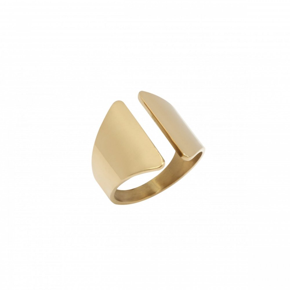 Gold-plated steel ring