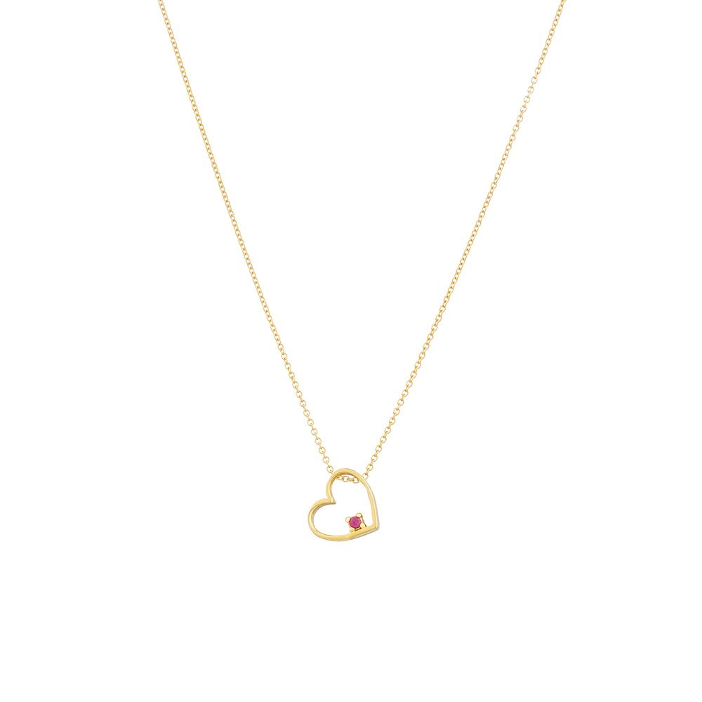 Yellow gold necklace