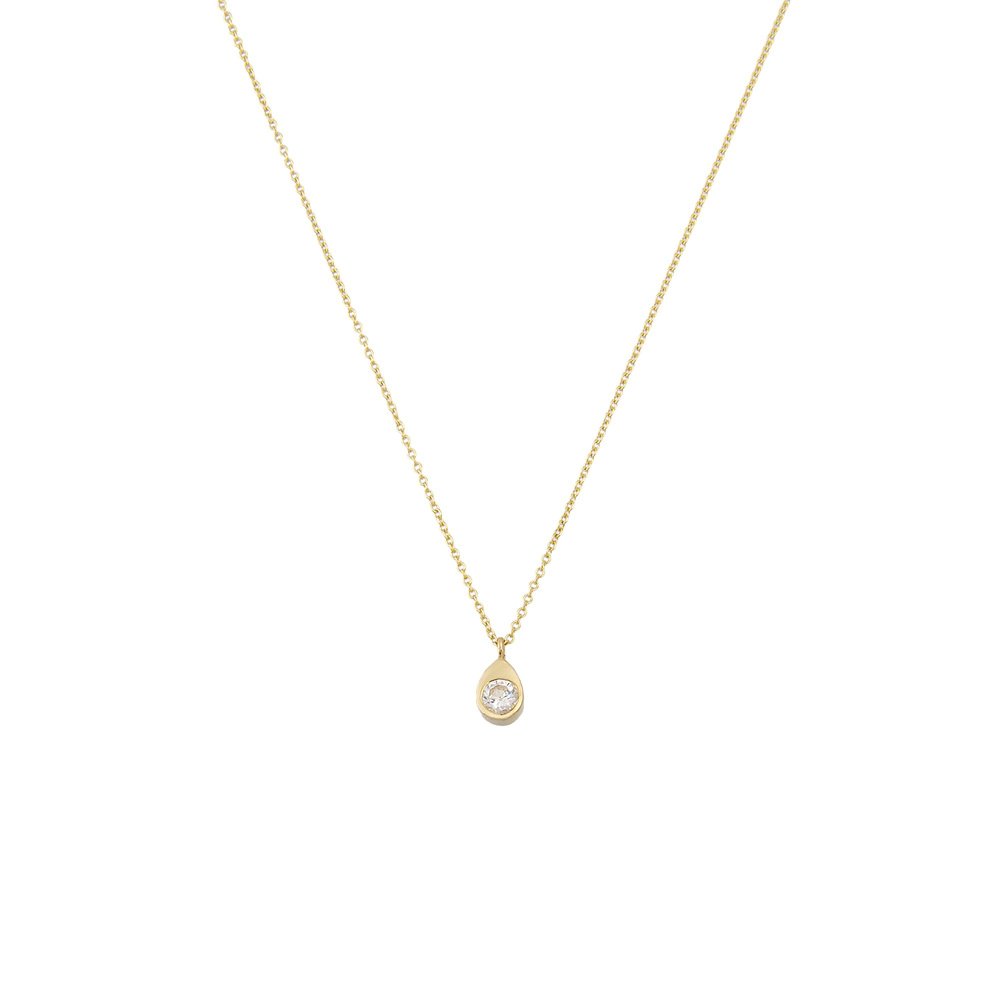 Yellow gold necklace