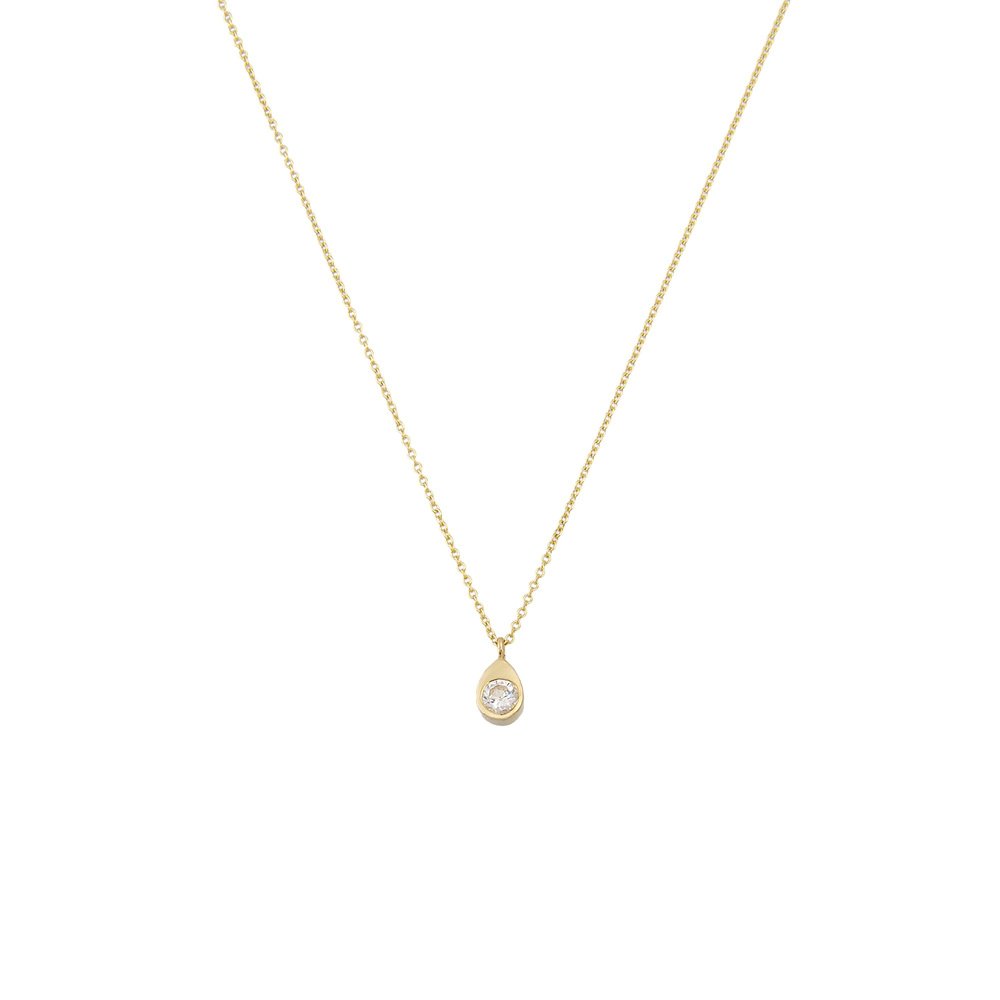 Yellow gold necklace