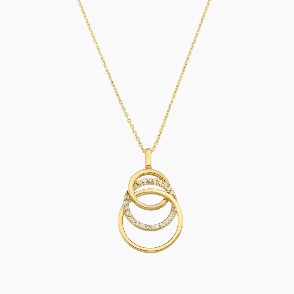 Yellow gold necklace