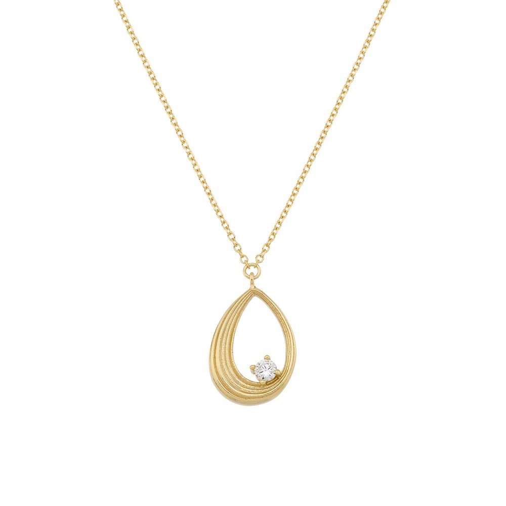 Yellow gold necklace