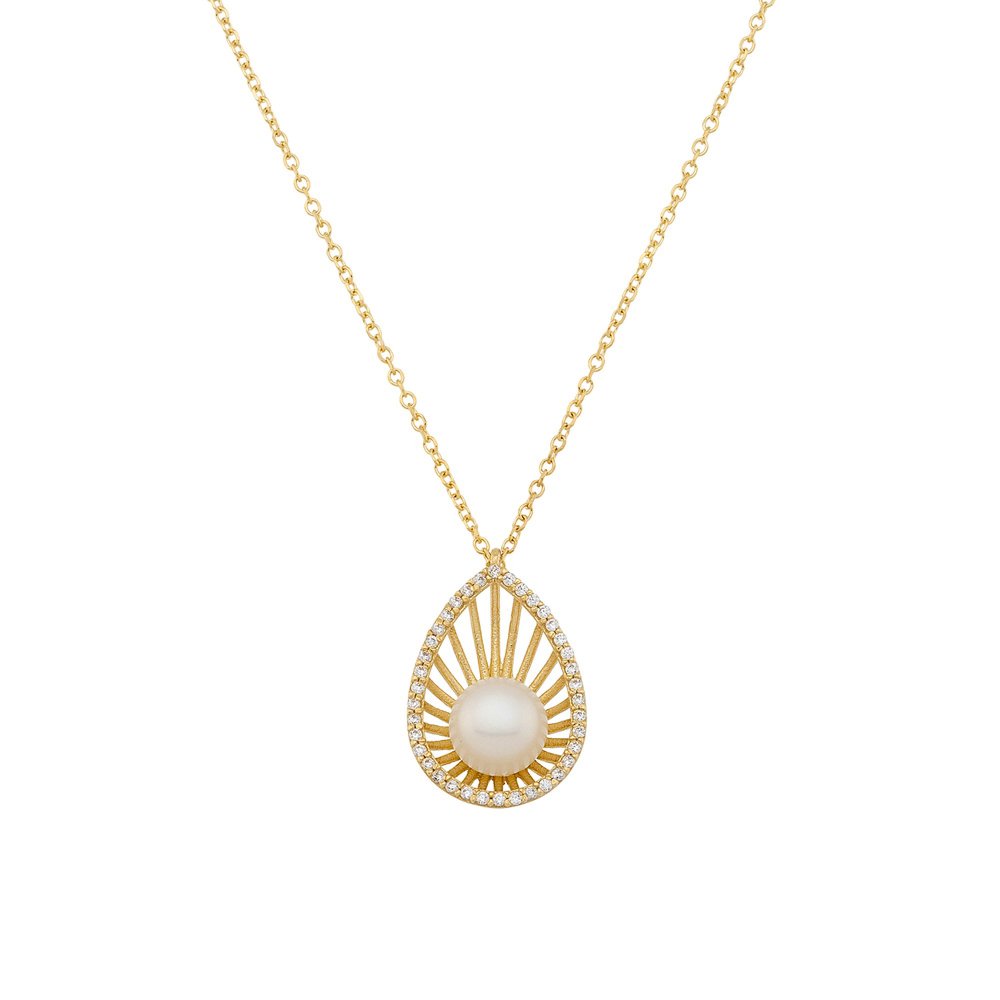 Yellow gold necklace