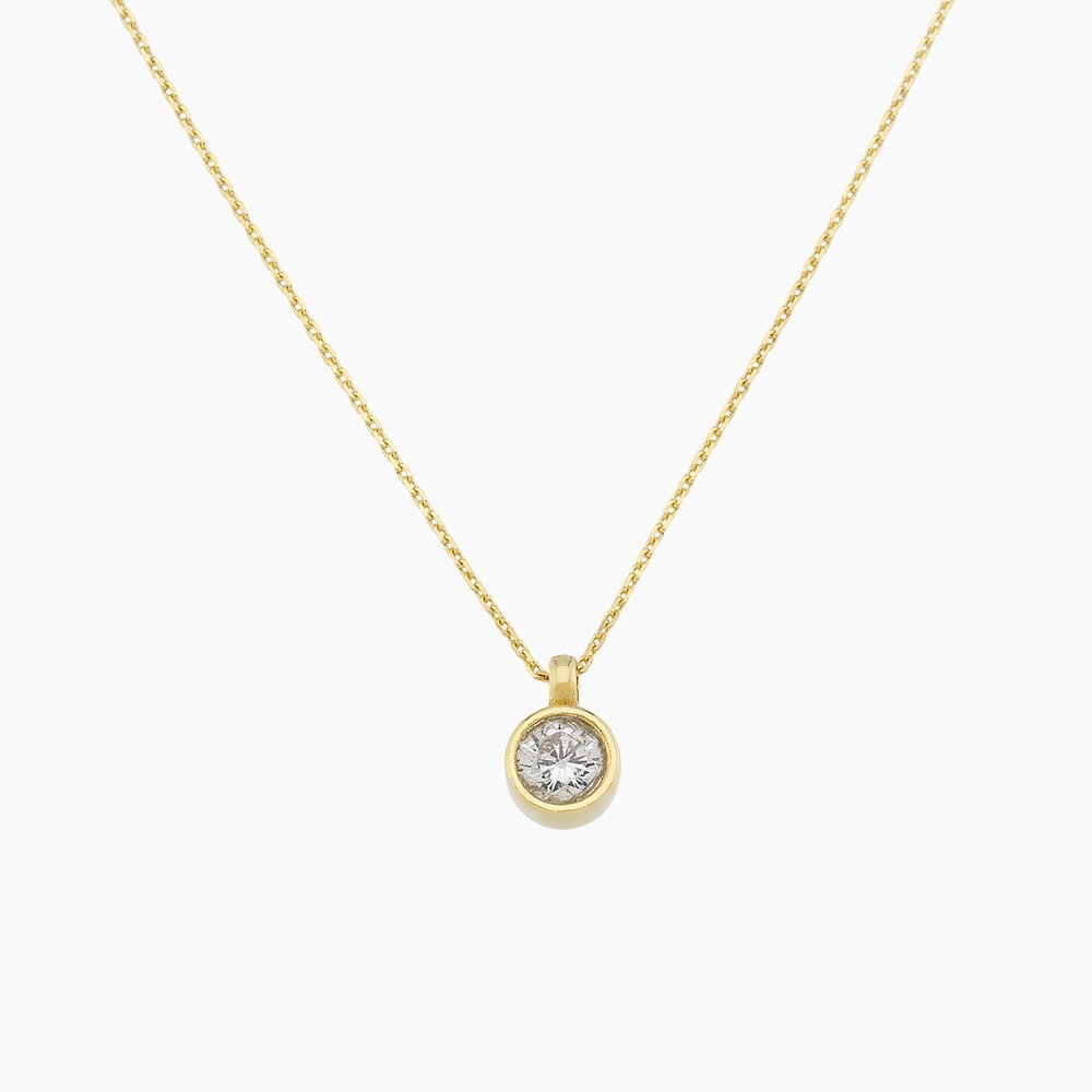 Yellow gold necklace