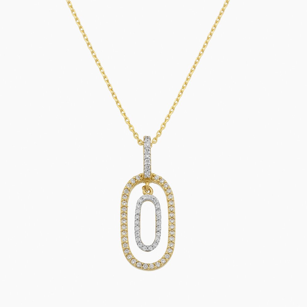 Yellow gold necklace