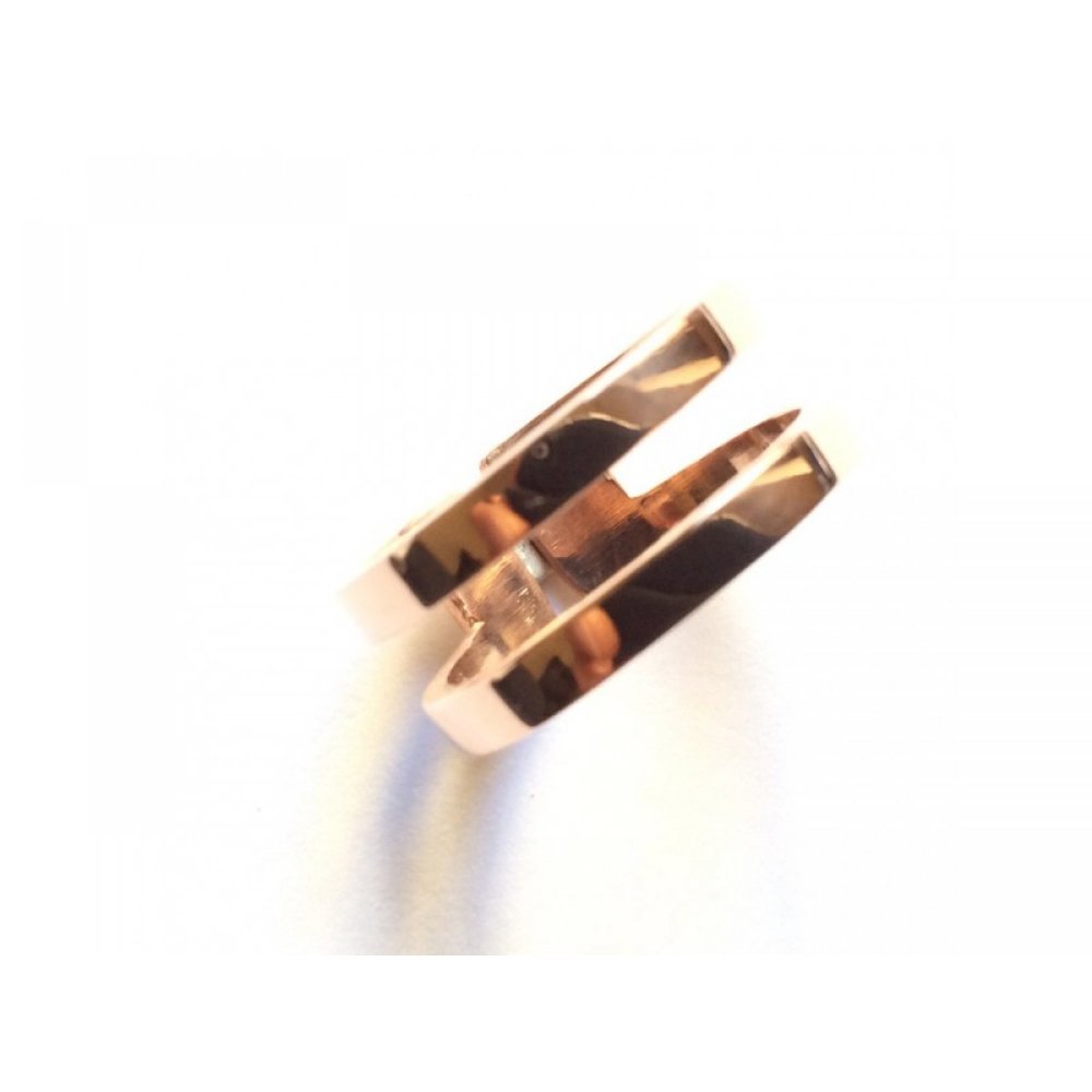 Ασήμενιο δαχτυλίδι πάχους 0,8 cm