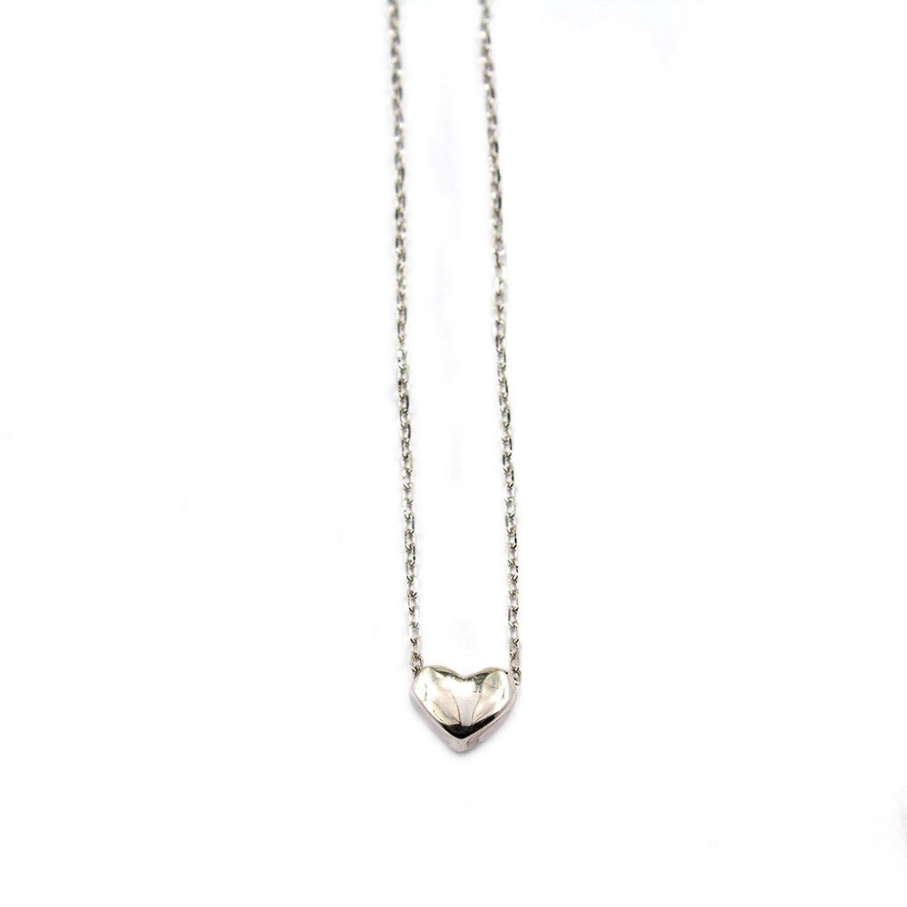 Sterling silver heart necklace