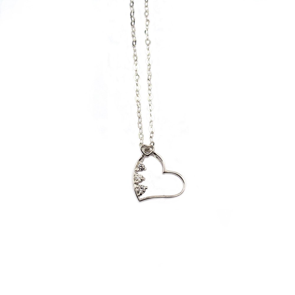 Sterling silver heart pendant