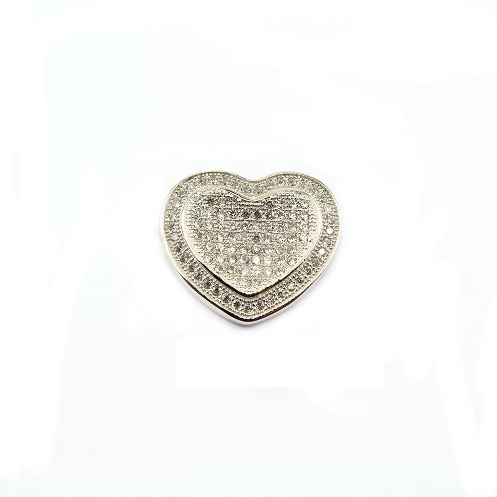 Sterling silver heart pendant