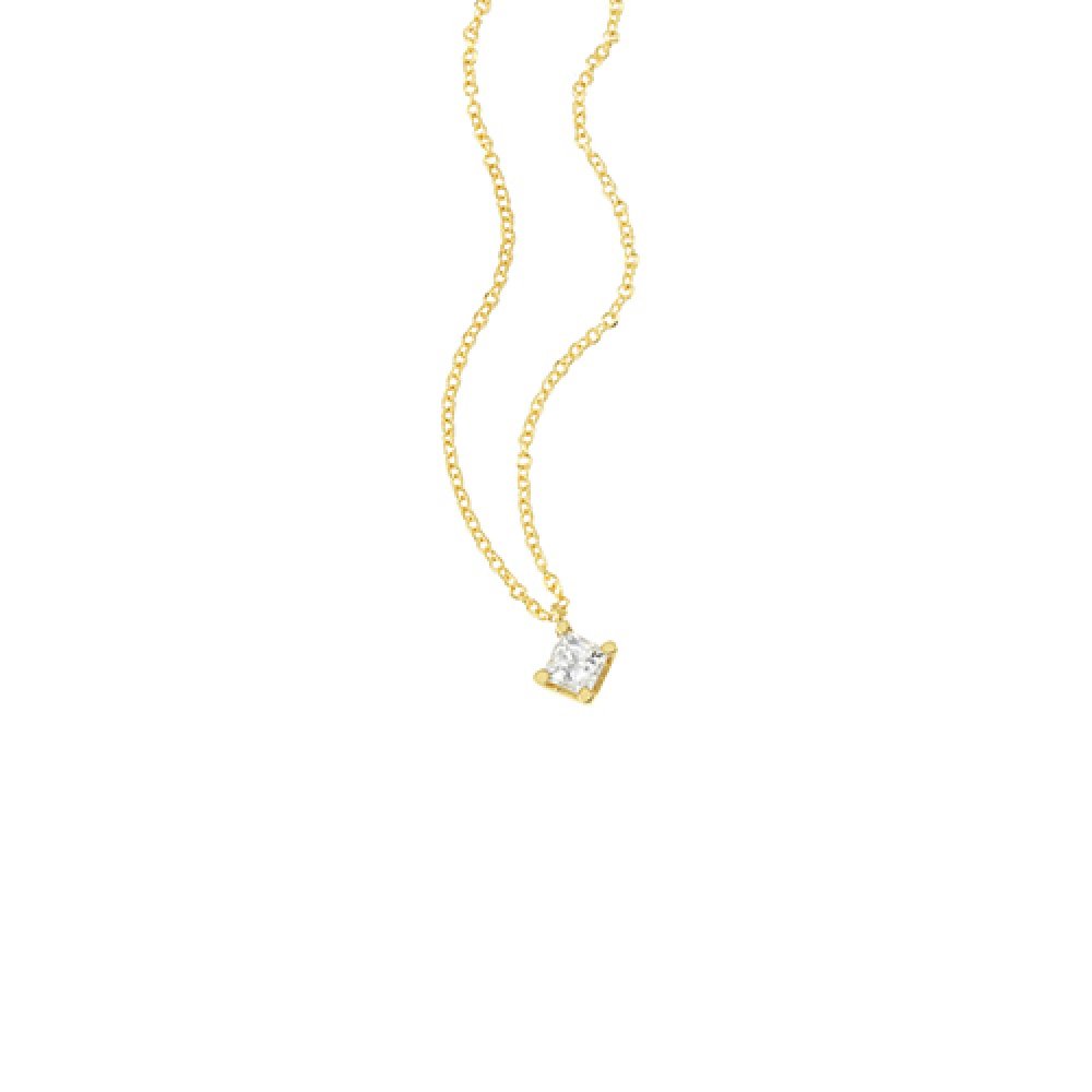 Yellow gold necklace