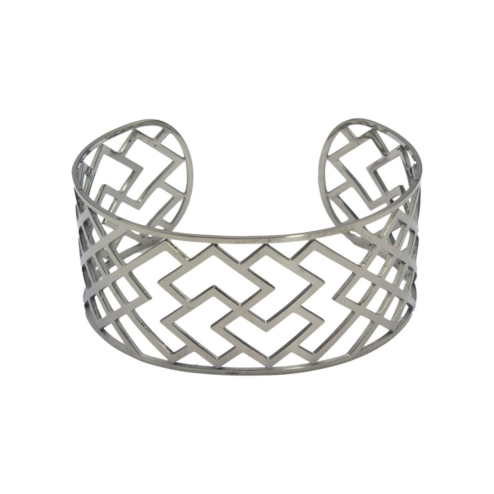 Steel bracelet 3.1 cm wide