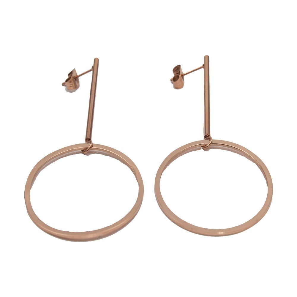 Steel earring