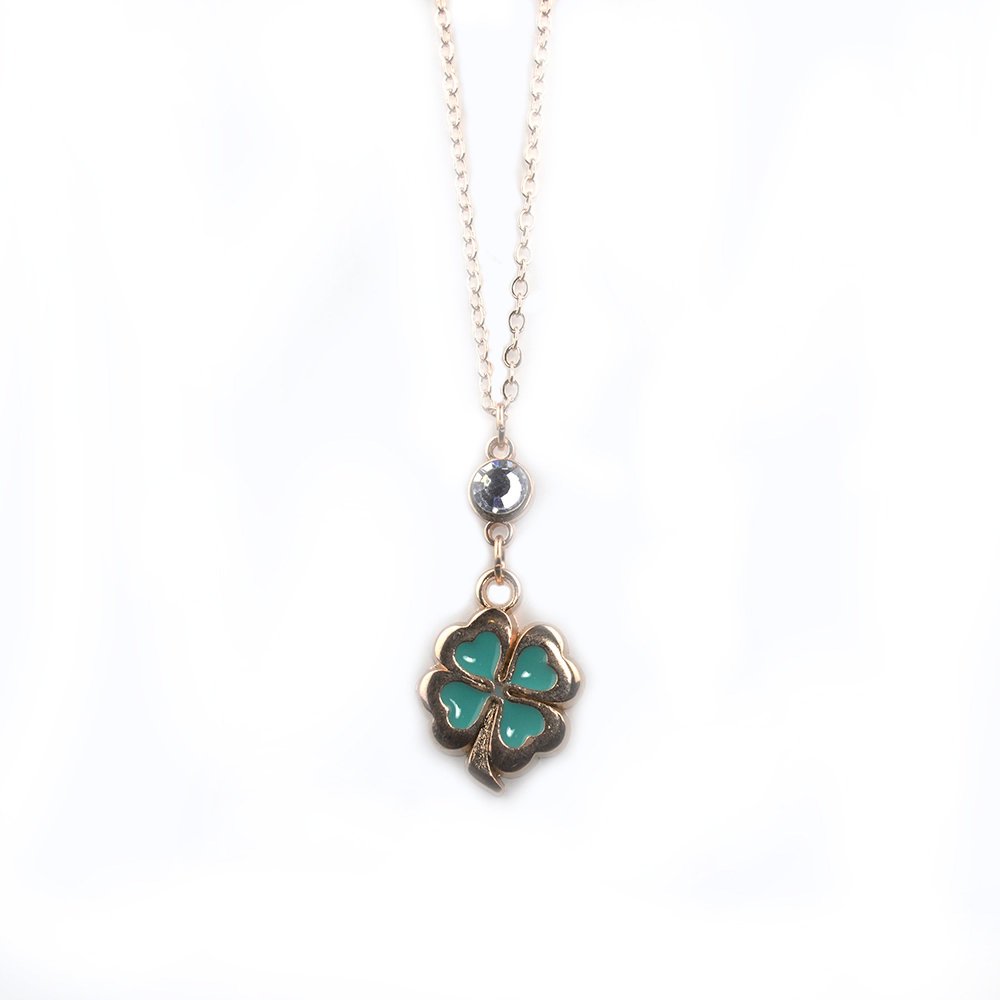 Four-leaf clover necklace