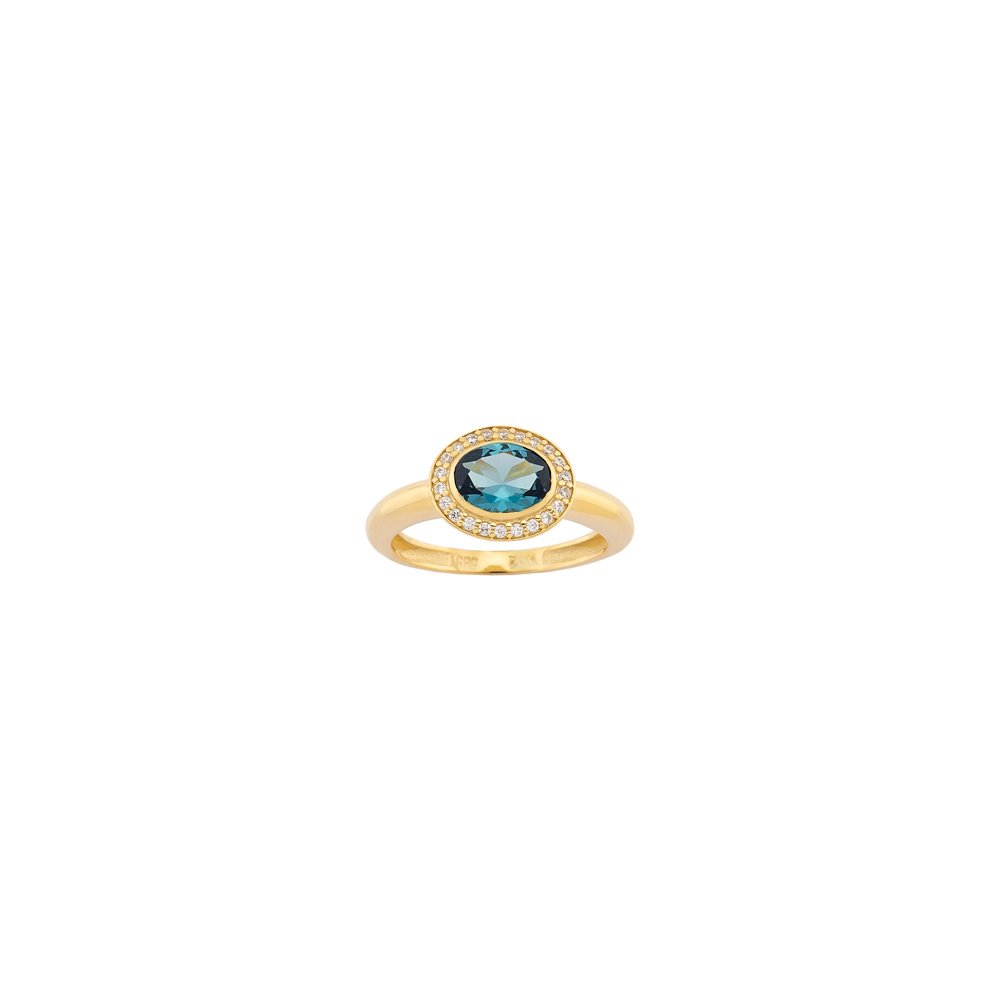 Yellow gold ring