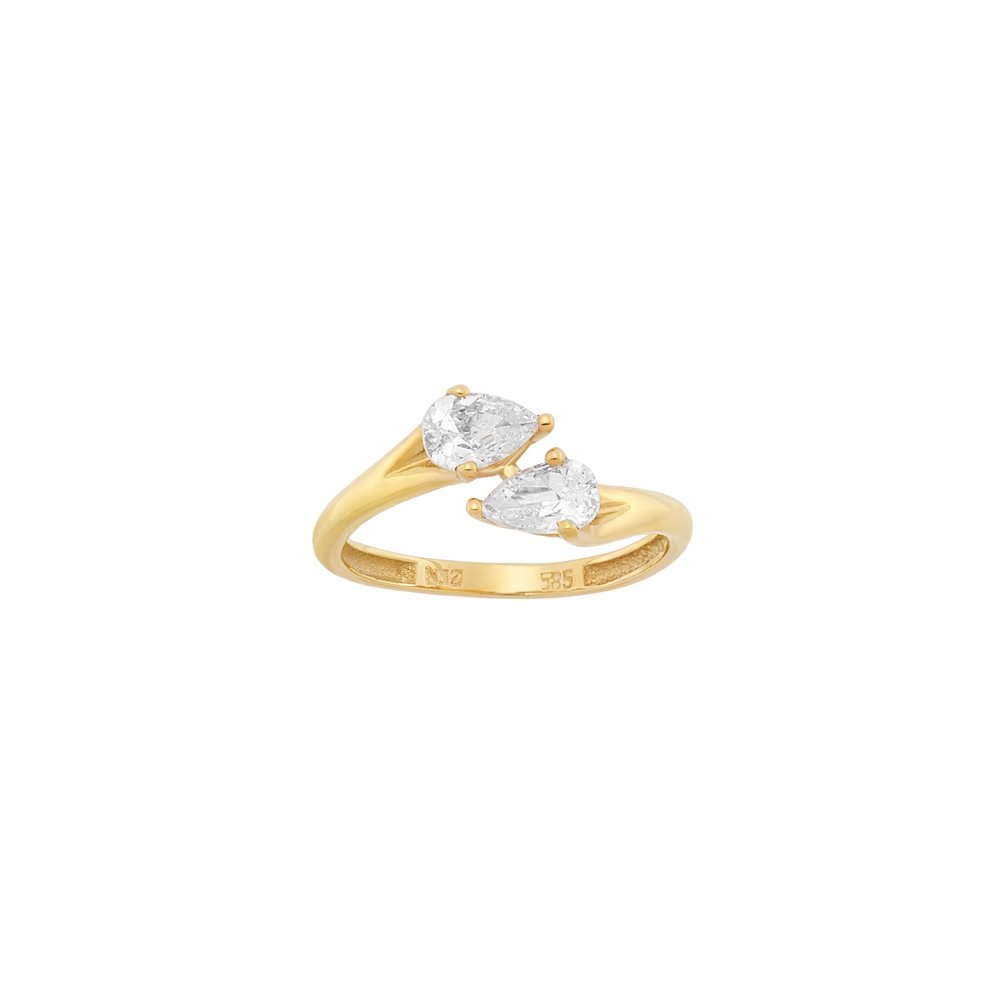 Yellow gold ring