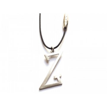 Save The Year 22  Charm necklace 2024, hourglass, with black cord and minimal clasp