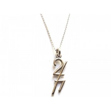 Save The Year 22 2024 charm necklace with chain