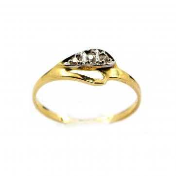 Elixir Yellow gold ring "heart"