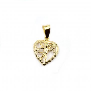 Elixir Yellow gold heart pendant