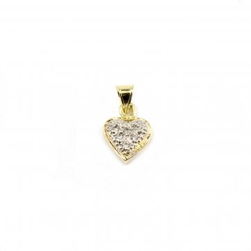 Elixir Yellow gold heart pendant