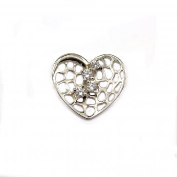 Heart Sterling silver heart pendant