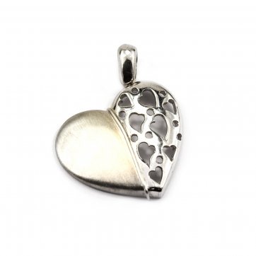 Heart Sterling silver heart pendant