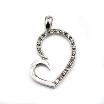 Heart Sterling silver heart pendant