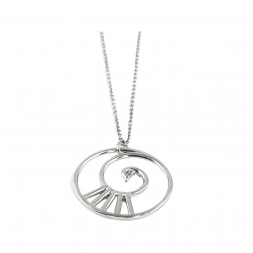 Inspired "In Spiral" Motif Necklace